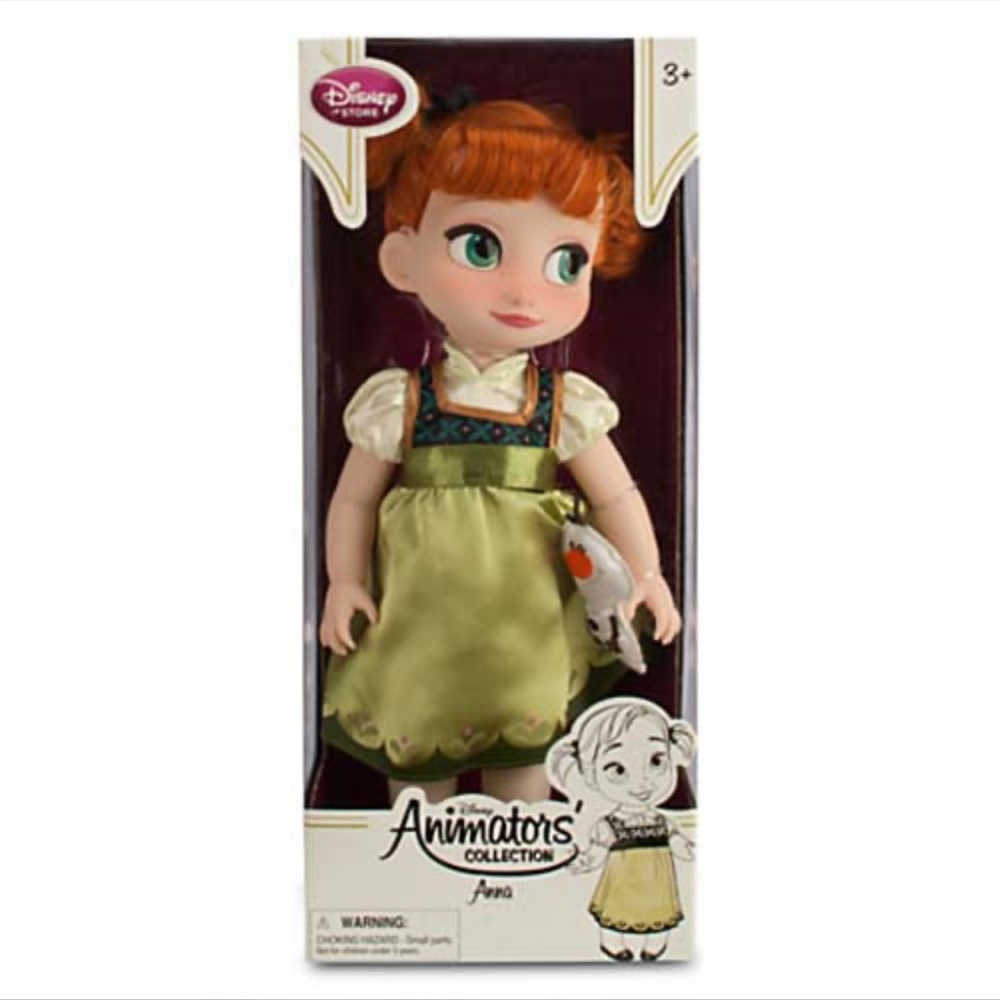 NIB DISNEY Animators’ Collection Anna Doll 2nd Edition.